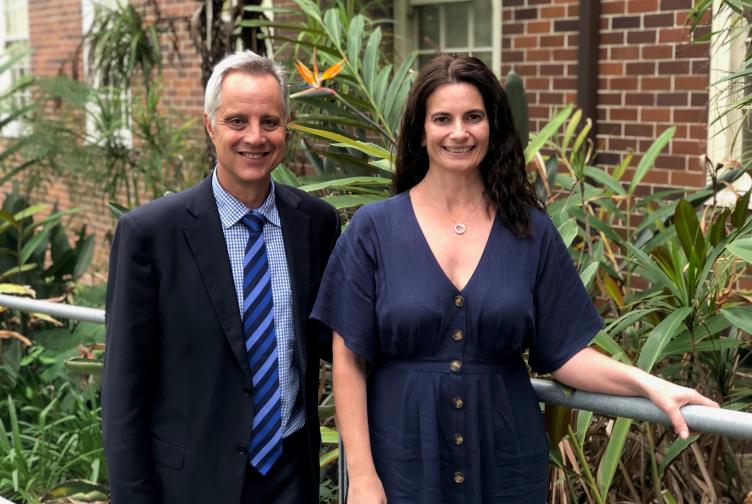 Dr Geoff Brieger and Maria Cosmidis Dr Geoff Brieger and Maria Cosmidis